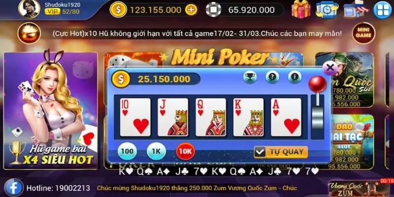 Hướng dẫn cách chơi mini poker cơ bản dành cho tân thủ