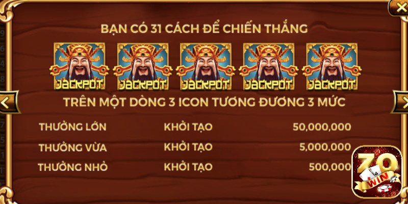 Game Nổ Hũ Thần Tài được yêu thích tại Zowin